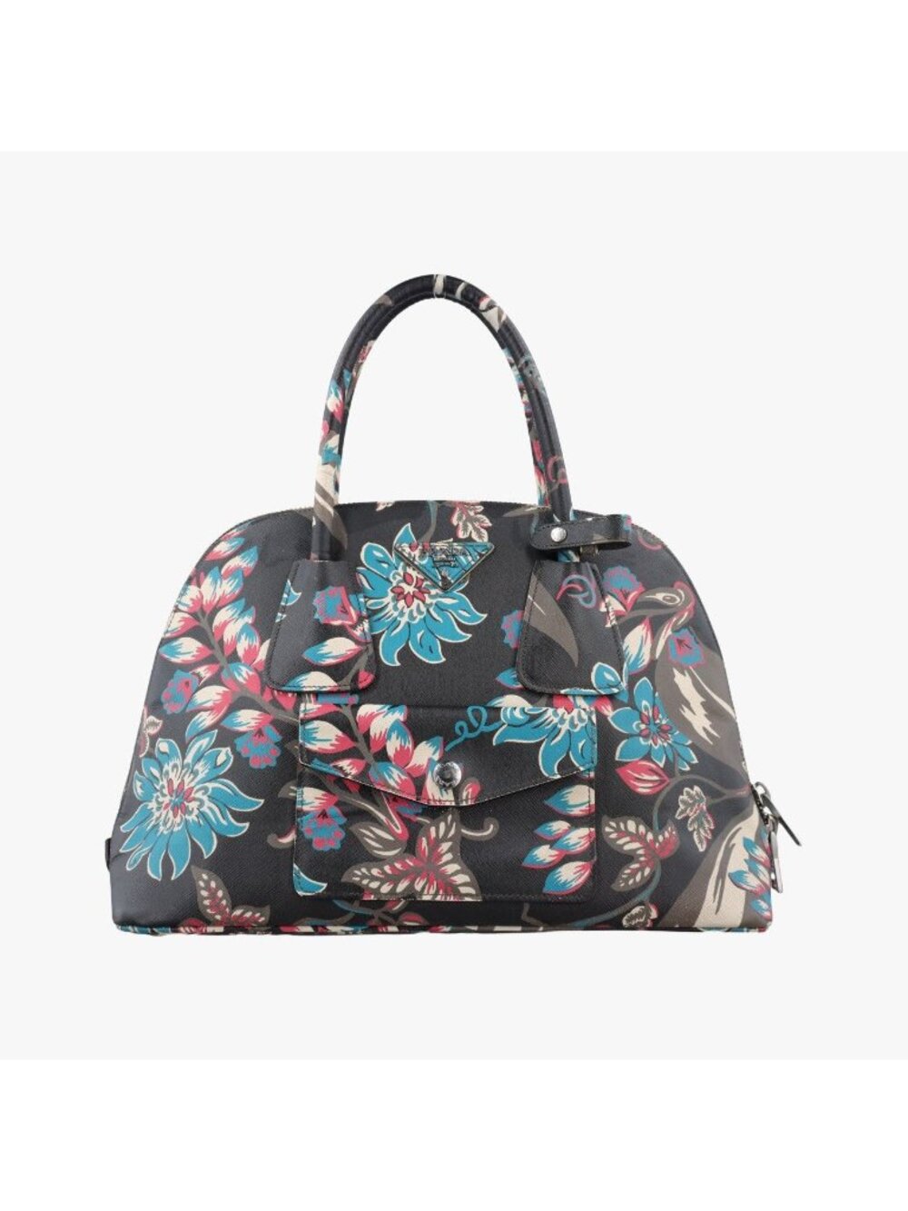 Prada Tessuto Multicolor Saffiano Leather